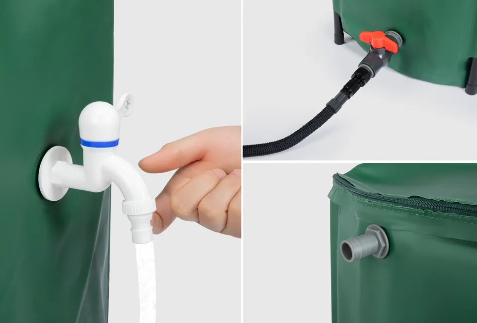 Baril de pluie pliable de 250 litres