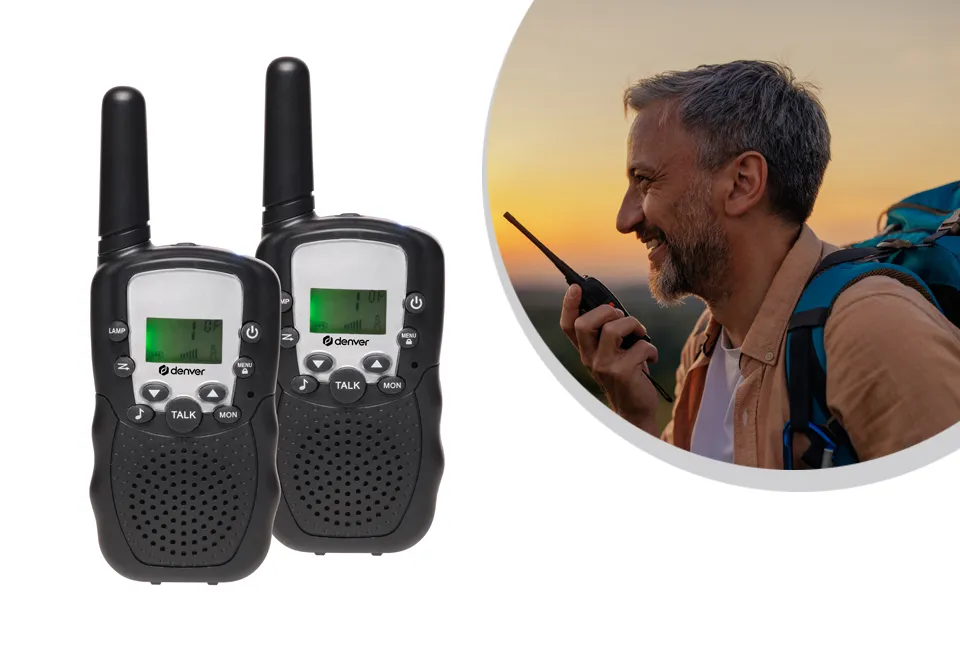 Set de 2 talkies-walkies longue port&eacute;e