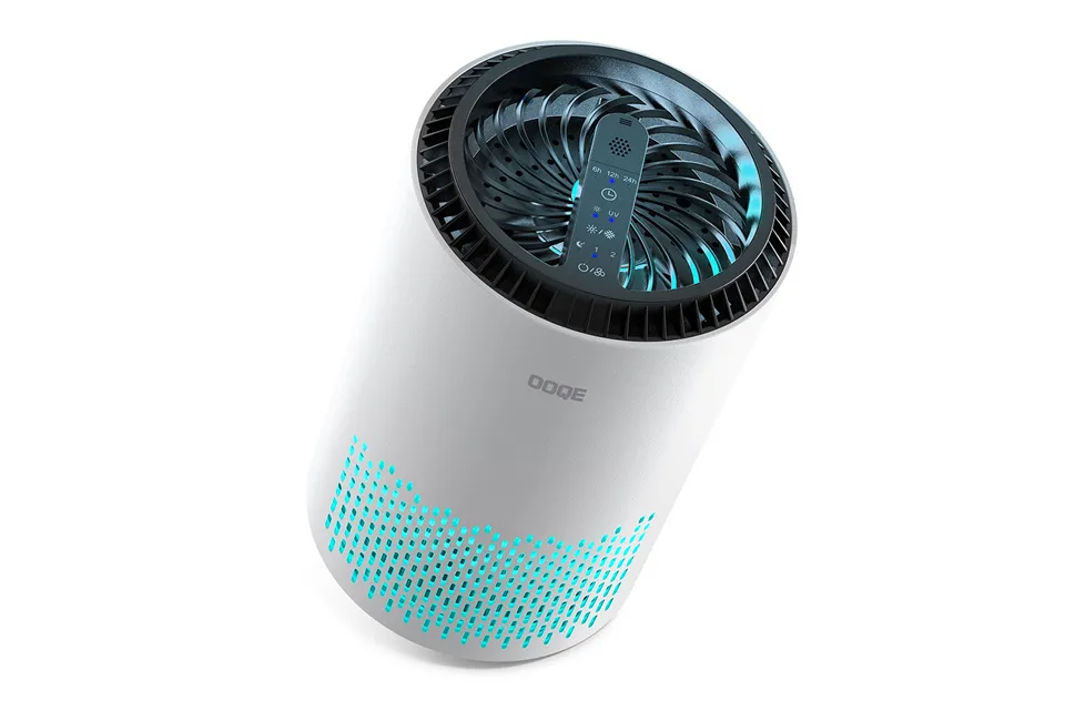 Purificador de aire OOQE AIR PURE PRO con m&aacute;xima filtraci&oacute;n de aire