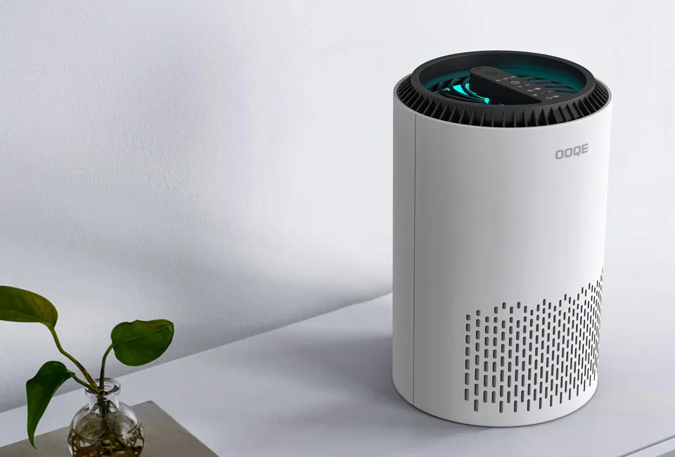 Purificador de aire OOQE AIR PURE PRO con m&aacute;xima filtraci&oacute;n de aire