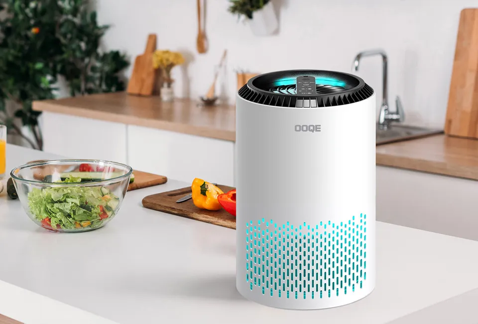 Purificador de aire OOQE AIR PURE PRO con m&aacute;xima filtraci&oacute;n de aire