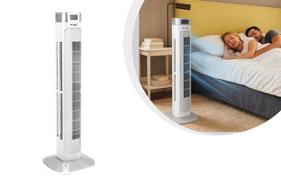 Stijlvolle torenventilator met 3 snelheden