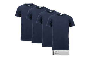 4-pack extra lange katoenen T-shirts — 6