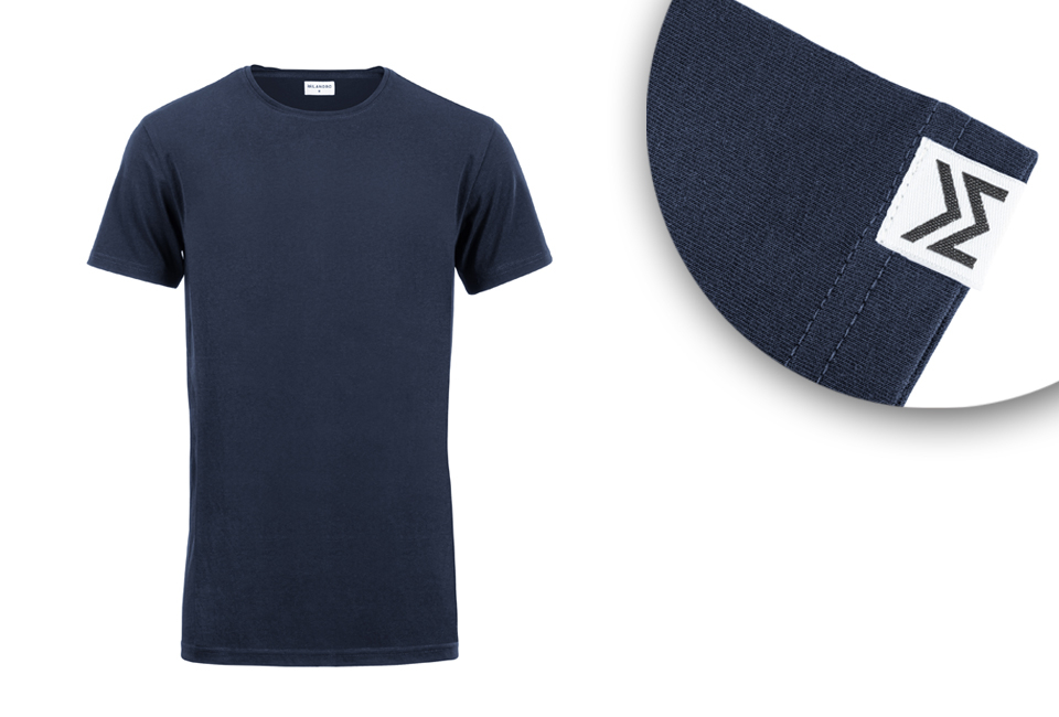 4-pack extra lange katoenen T-shirts