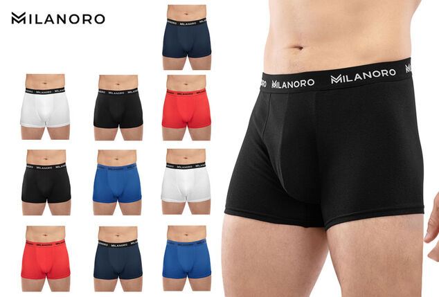 Set aus 10 stilvollen Boxershorts aus Baumwolle