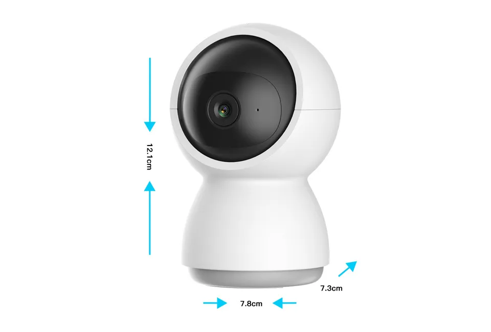 Cam&eacute;ra de s&eacute;curit&eacute; int&eacute;rieure intelligente avec vision nocturne