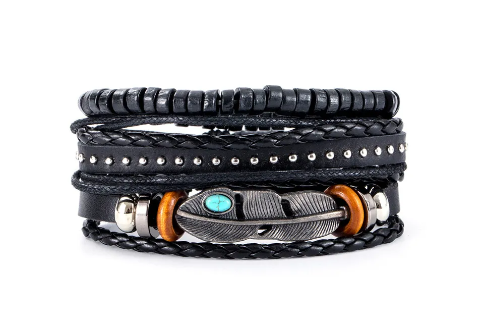 Stijlvolle 4-in-1 armband voor heren