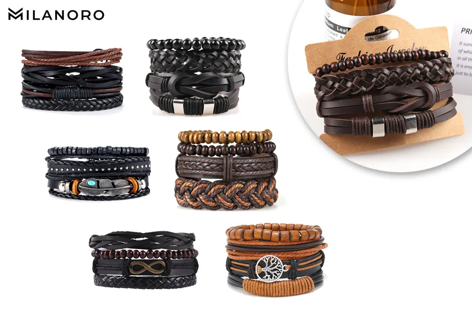 Stijlvolle 4-in-1 armband voor heren