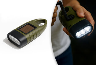 Torche compacte rechargeable 1+1 gratuite
