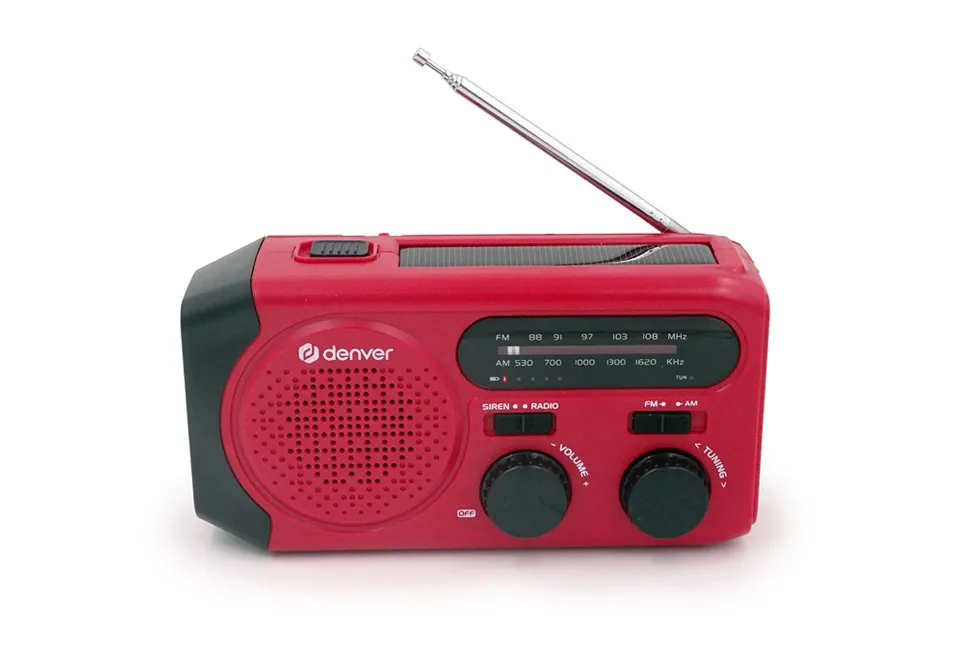 Noodradio met licht en oplader
