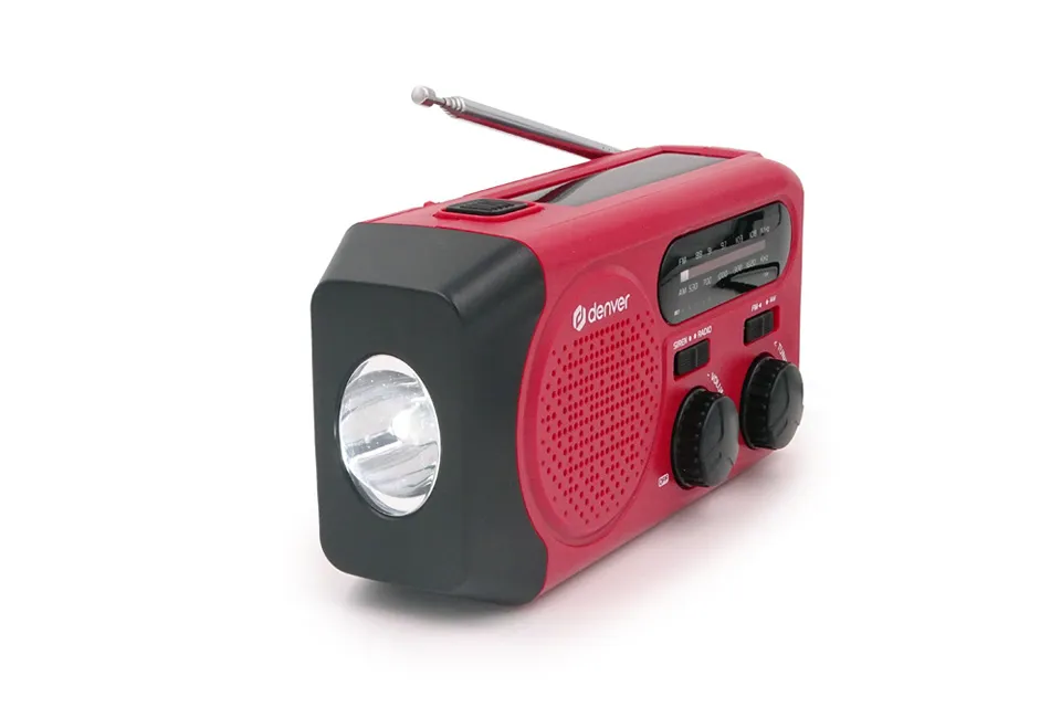 Noodradio met licht en oplader