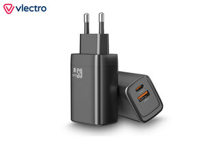 Chargeur compact 65W avec ports USB-C et USB-A