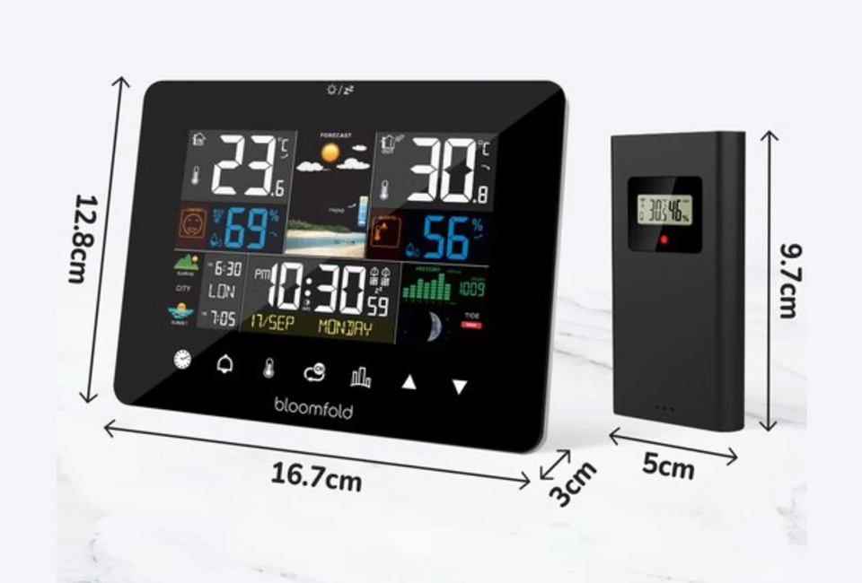 Digitale Wetterstation mit Wettervorhersage