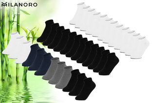12 Paar Bambus Sneaker-Socken