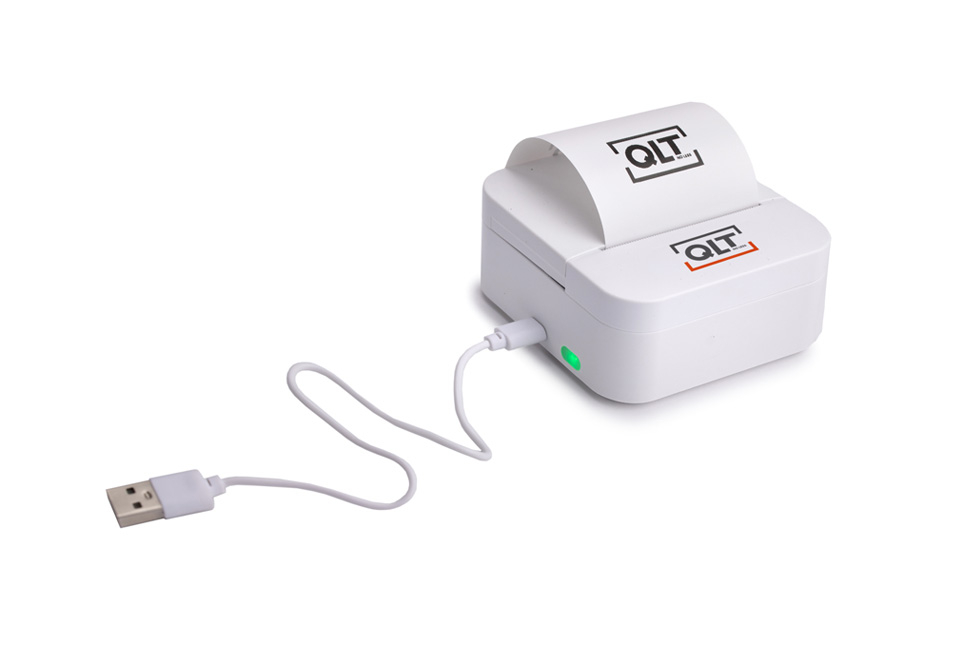 Mini bluetooth-printer inklusiv 3 printerruller