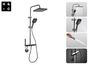 Ensemble de douche avec robinet, douche et bidet