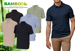Polo en bambou pour homme en 5 couleurs