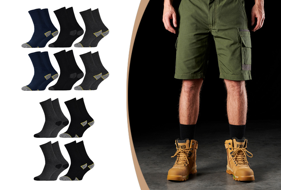 10 paires de chaussettes de travail confortables et solides