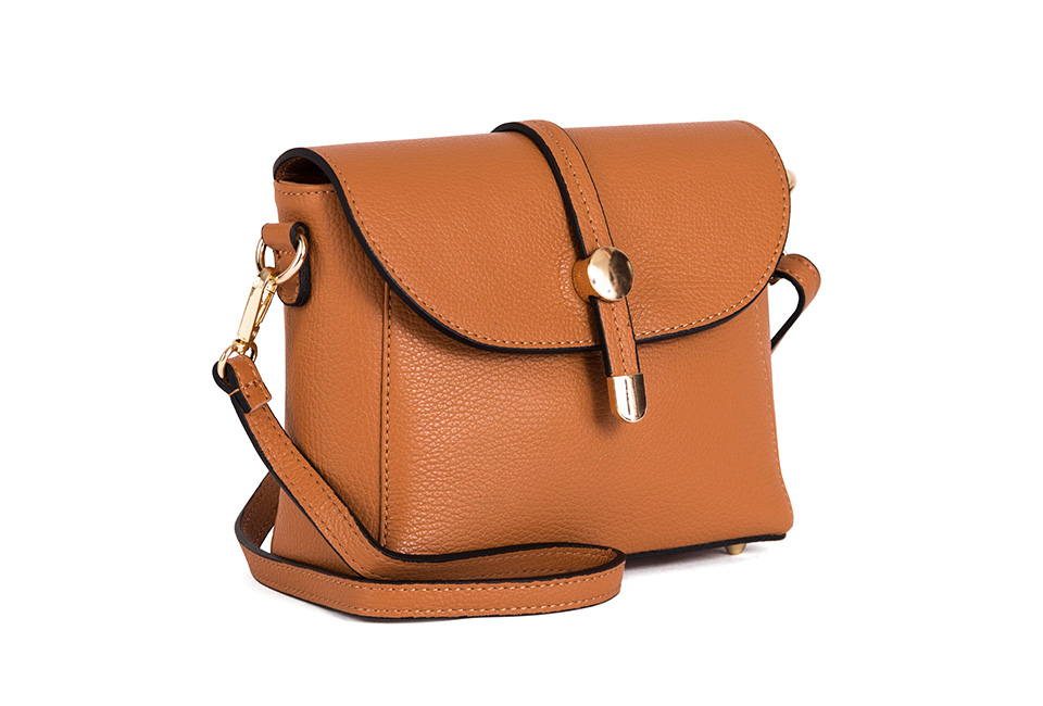 Italiaanse lederen handtas — Outspot Slim gespot