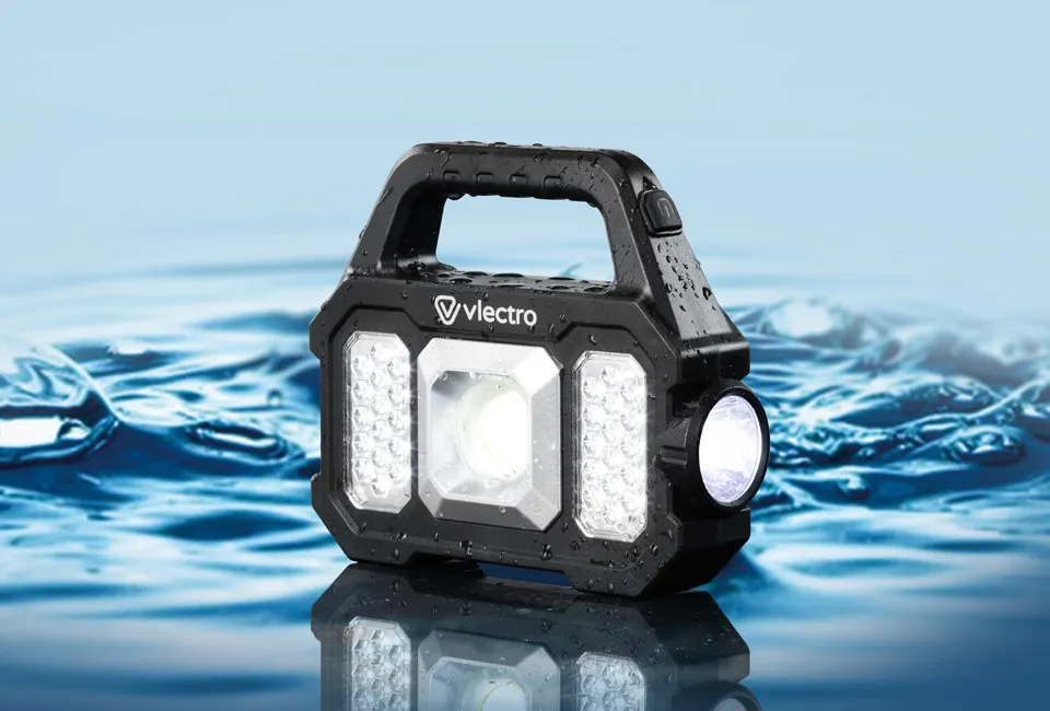 Solar-powered rechargeable torch: bogof