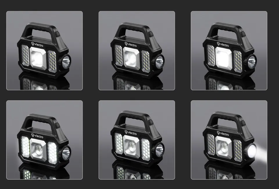 Solar-powered rechargeable torch: bogof