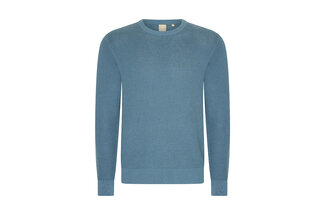 Stylischer Herrenpullover aus Baumwolle mit Waffelmuster — 5