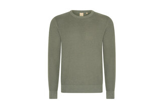 Stylischer Herrenpullover aus Baumwolle mit Waffelmuster — 7