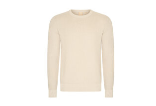 Stylischer Herrenpullover aus Baumwolle mit Waffelmuster — 10