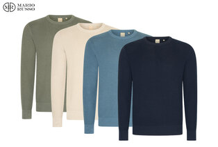 Stylischer Herrenpullover aus Baumwolle mit Waffelmuster — 14