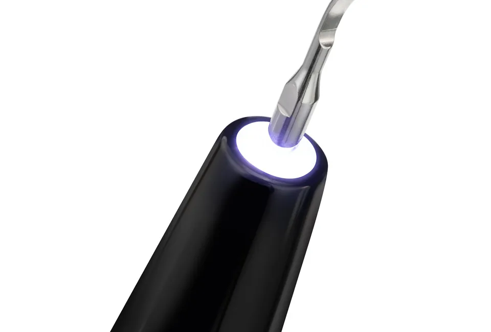 Ultrasonic tooth cleaner with 5 settings