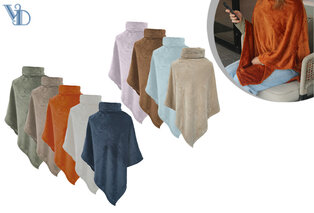 Bequemer Poncho für drinnen und draußen