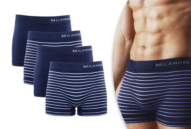 4 comfortabele, naadloze boxershorts