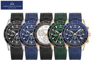 Élégante montre pour hommes signée Christophe Duchamp