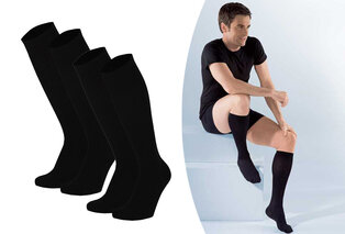 2 paar travel & comfort compressiesokken voor heren en dames — 3