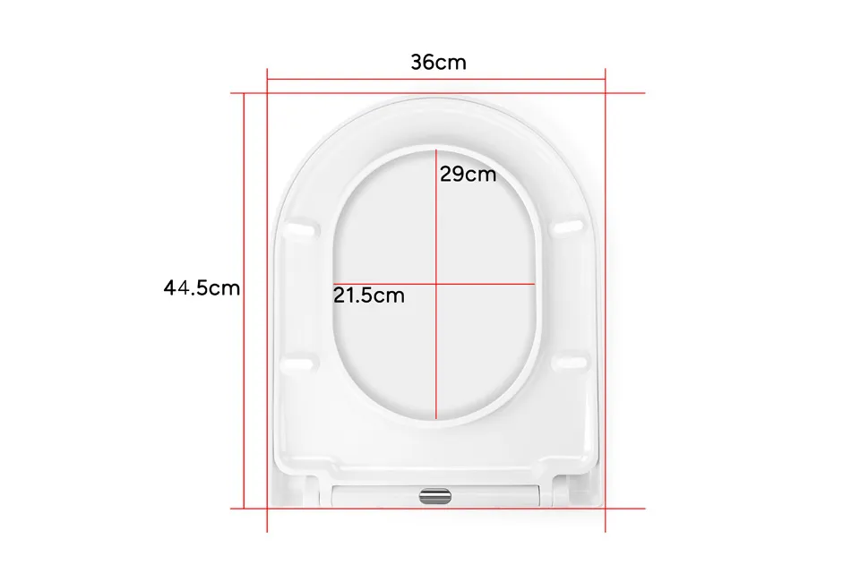 Asiento de inodoro con cierre suave