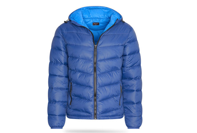 Cappuccino winterjas met capuchon voor heren