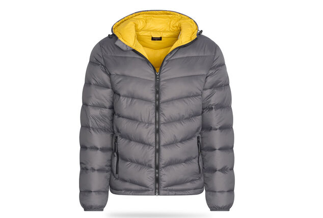 Cappuccino winterjas met capuchon voor heren