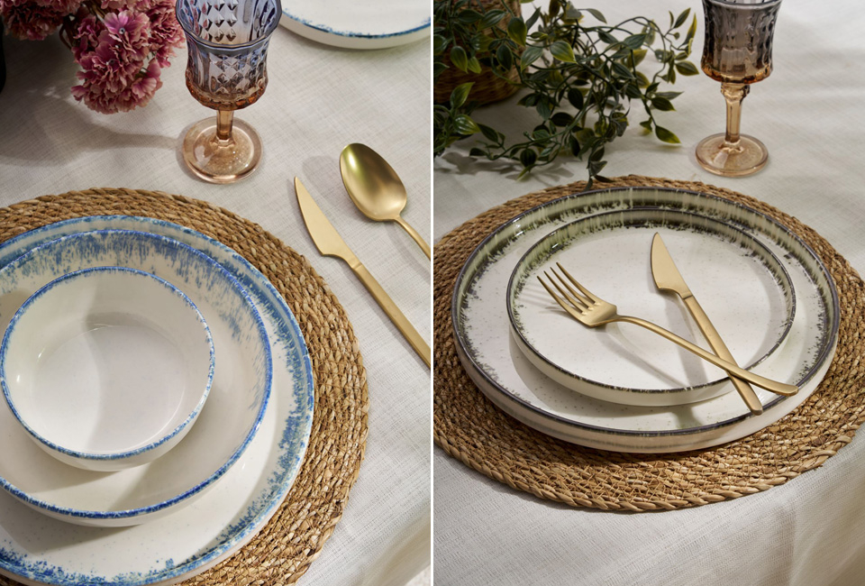 24-delige hoogwaardige porseleinen bordenset