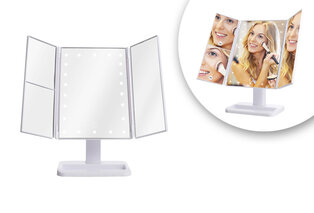 Miroir de maquillage lumineux avec grossissement