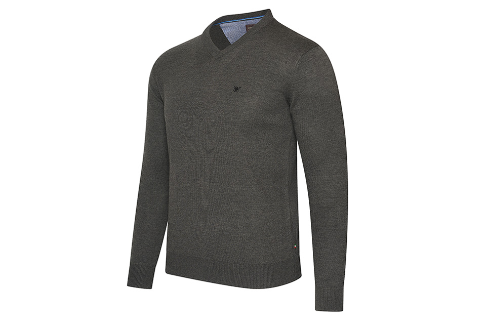 Tijdloze herentrui met elegante V-hals