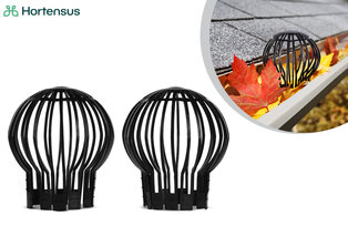 Jeu de 2 protections pour gouttières