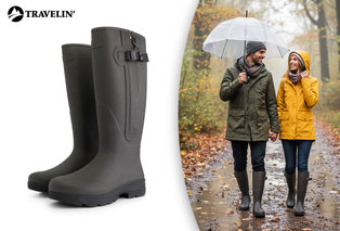 Gummigefütterte Stiefel für Damen und Herren