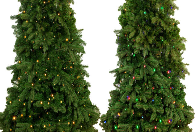 Guirlande de Noël lumineuse à piles avec changement de couleur et boîte de rangement incluse