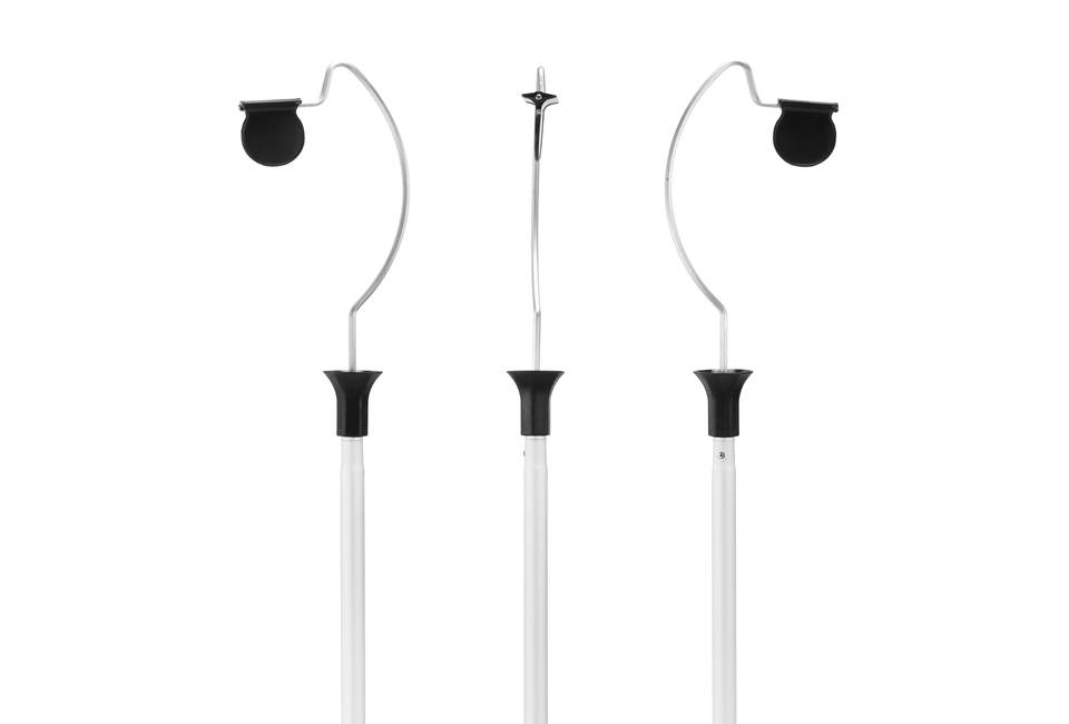 Nettoyeur de gouttière télescopique extensible jusqu´à 2,85 mètres