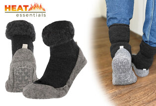 Chaussettes-pantoufles antidérapantes en laine — 2