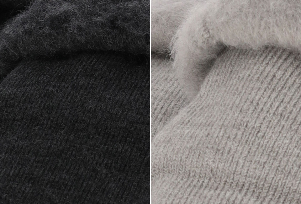 Chaussettes-pantoufles antidérapantes en laine