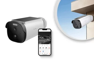 Caméra de surveillance extérieure à énergie solaire