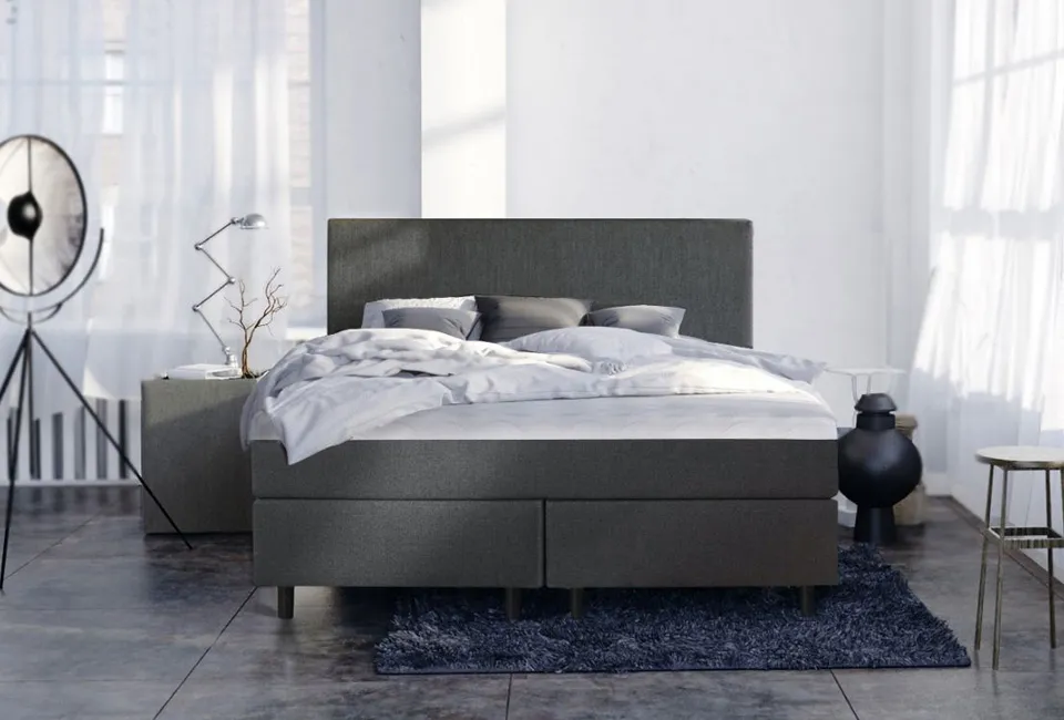Lit boxspring de luxe pour un confort de sommeil ultime