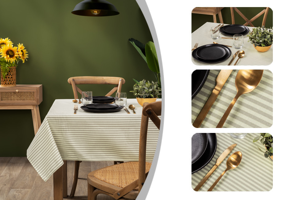Tovaglia idrorepellente e antimacchia
