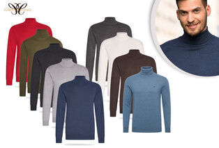 Pull à col roulé pour homme